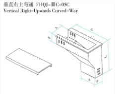 垂直右上弯通 FHQJ-ⅢC-05C